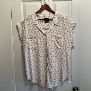 Jach’s Girlfriend Floral Button Down Top